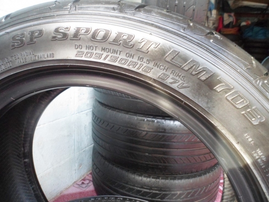 205/50/16"(2เส้น =1,800บ.)DUNLOP.LM703(2910)