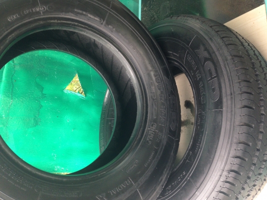 ขายด่วนยางMICHELIN-XCD-195R14 ปี2013 ของใหม่