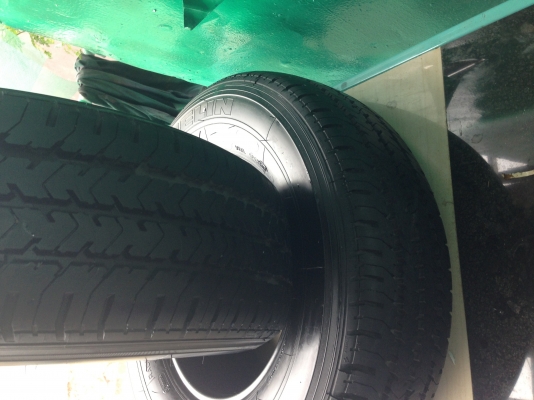 ขายด่วนยางMICHELIN-XCD-195R14 ปี2013 ของใหม่