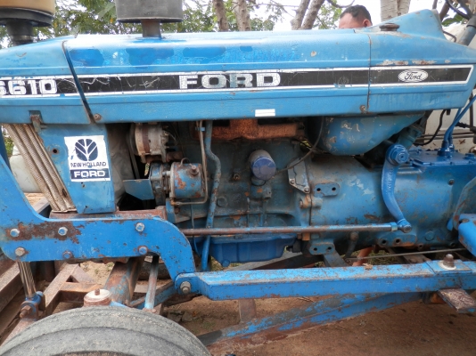 รถไถนา FORD 6600 เสื้อเรียบ ปั้มเหลียม เครื่องT5ผาน3+ดันหน้า