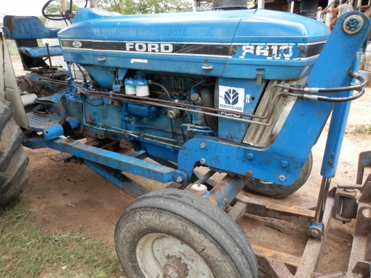 รถไถนา FORD 6600 เสื้อเรียบ ปั้มเหลียม เครื่องT5ผาน3+ดันหน้า