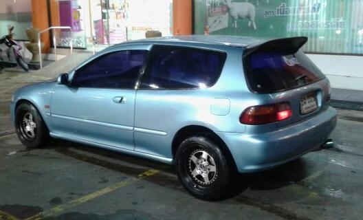 ด่วน..Civic3ประตูเครื่องV-TECHน้ำมัน+LPGเกียร์Autoแม็กEKKI15"ล้นซุ้มภาษีเต็ม(พร้อมขับส่ง)