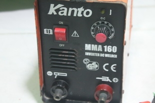เครื่องเชื่อมอินเวอเตอร์ยี่ห้อkanto mma160A สภาพพร้อมใช้ครับ