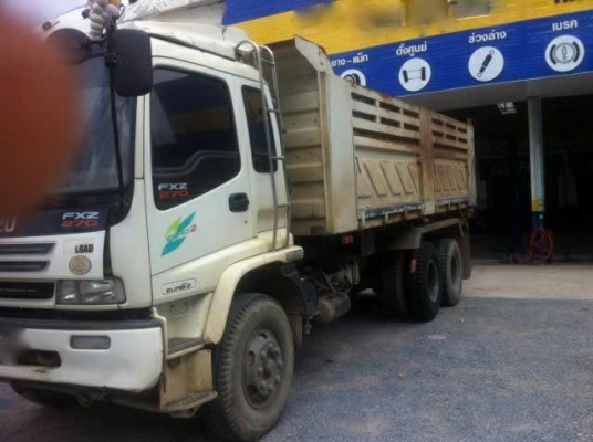 รถอิซูซุ 10 ล้อดั้ม FXZ 270 แรงม้า ปี 51  ( รถวิ่ง 29x,xxx กม. )  สนใจติดต่อ 081 - 6079515