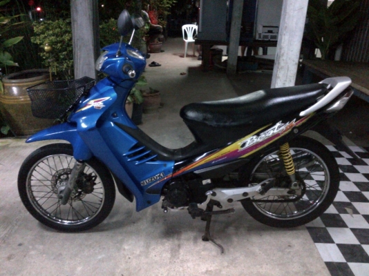 ขาย!ซูซูกิเบ๊ช125cc สต๊าทมือ ปี46 รถเครื่องเดิมแน่นๆ พร้อมใช้ ทะเบียน+เอกสารโอน ภาษีปีกว่า 088-2197709