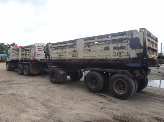 ขายด่วน  รถสิบล้อสองเพลาดั้มพ์พ่วง แม่-ลูก ISUZU  DEGA  270  ยูโร1  เดิมๆ  สภาพดีมากสมบูรณ์แบบ  พร้อมใช้งาน