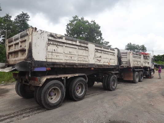 ขายด่วน  รถสิบล้อสองเพลาดั้มพ์พ่วง แม่-ลูก ISUZU  DEGA  270  ยูโร1  เดิมๆ  สภาพดีมากสมบูรณ์แบบ  พร้อมใช้งาน