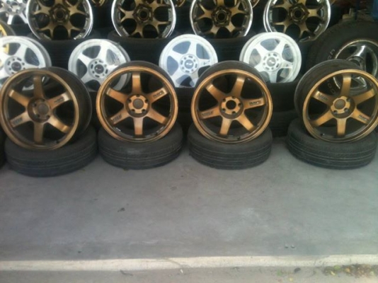 ขายTE37 งานROTA ขอบ18 กว้าง8.5 ทั้ง4วง เดิมๆถูกๆ 15000.- ขายTE37 งานROTA ขอบ18 กว้าง8.5 ทั้ง4วง เดิมๆถูกๆ 15000.-