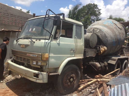 ขาย 10ล้อ2เพลาติดโม่ปูน HINO FM-187LA เครื่องวางใหม่HO7C 185HP (ใบคุม) แห้งๆแรงดีไม่เยิ้ม ช่วงล่าง2เพลาเดิมคัสซีสวยไม่ผุไม่ดาม หัวบางมีผุนิดหน่อย ภายในพอใช้ เบรคเดิม ยางพอใช้10เส้น พร้อมโม่ปู 5คิว แบบโซ่ สภาพดี ใช้งานได้ปกติ (ยังไม่ได้แจ้งติดตั้ง) ขายตามส