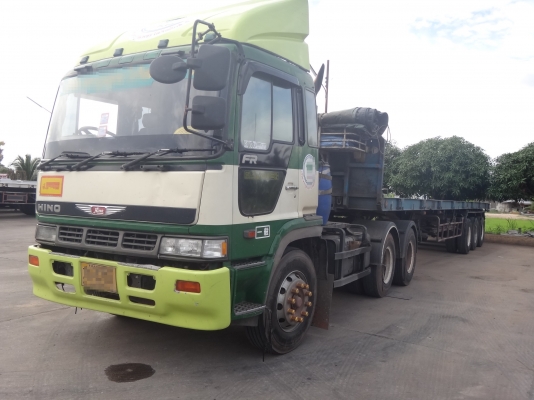 ขายด่วน รถสิบล้อหัวลาก  พร้อมหางพื้นเรียบ สามเพลา  ฮีโน่ โปรเฟีย  เครื่อง  320   พร้อมใช้งานทันที