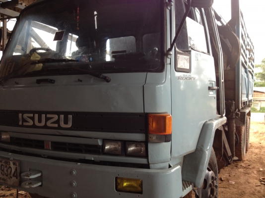 ขาย ISUZU ROCKY FVZ32MZPR 10ล้อ2เพลาดั้ม เครื่อง6HE1 195แรง ติดเครนพับยี่ห้อ HIAB JONSERED 90Z 4ปลอก 8เมตร 4ตันครึ่ง มือขยุ้มเหล็ก มีVDOให้ดู