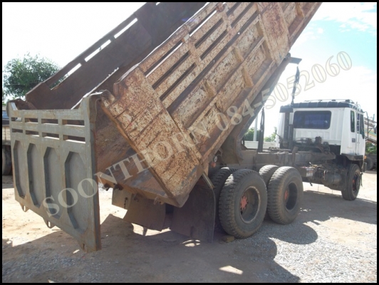 ขายด่วน รถบรรทุก 10 ล้อ ดั้ม MITSUBISHI FUSO 527M-TD 195 แรง สภาพเดิมๆ พร้อมใช้งาน ราคาสุดคุ้ม