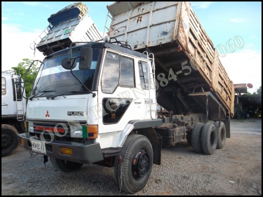 ขายด่วน รถบรรทุก 10 ล้อ ดั้ม MITSUBISHI FUSO 527M-TD 195 แรง สภาพเดิมๆ พร้อมใช้งาน ราคาสุดคุ้ม