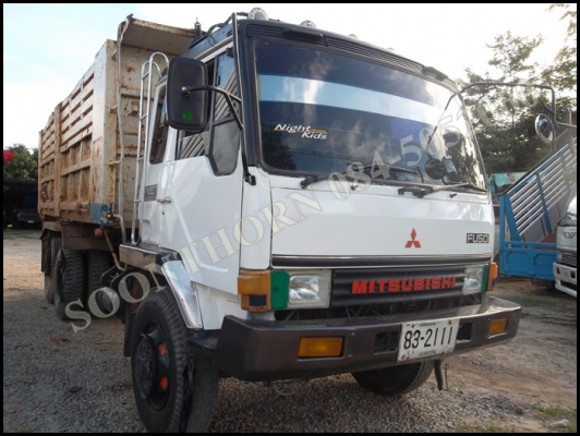 ขายด่วน รถบรรทุก 10 ล้อ ดั้ม MITSUBISHI FUSO 527M-TD 195 แรง สภาพเดิมๆ พร้อมใช้งาน ราคาสุดคุ้ม