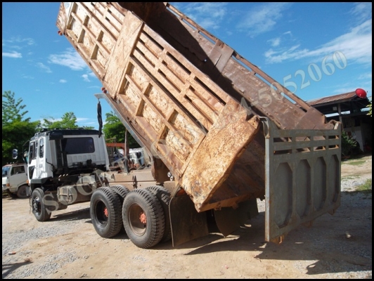 ขายด่วน รถบรรทุก 10 ล้อ ดั้ม MITSUBISHI FUSO 527M-TD 195 แรง สภาพเดิมๆ พร้อมใช้งาน ราคาสุดคุ้ม