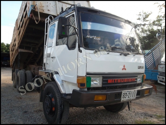 ขายด่วน รถบรรทุก 10 ล้อ ดั้ม MITSUBISHI FUSO 527M-TD 195 แรง สภาพเดิมๆ พร้อมใช้งาน ราคาสุดคุ้ม