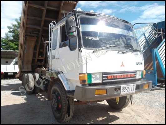 ขายด่วน รถบรรทุก 10 ล้อ ดั้ม MITSUBISHI FUSO 527M-TD 195 แรง สภาพเดิมๆ พร้อมใช้งาน ราคาสุดคุ้ม