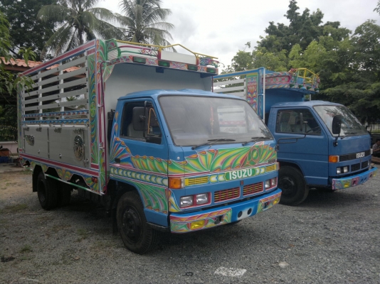 ขาย ISUZU NPR รถห้างทั้งคู่ ดั้มเกษตร 2 คัน