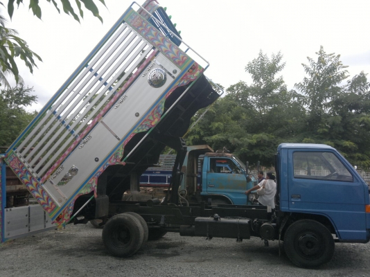 ขาย ISUZU NPR รถห้างทั้งคู่ ดั้มเกษตร 2 คัน