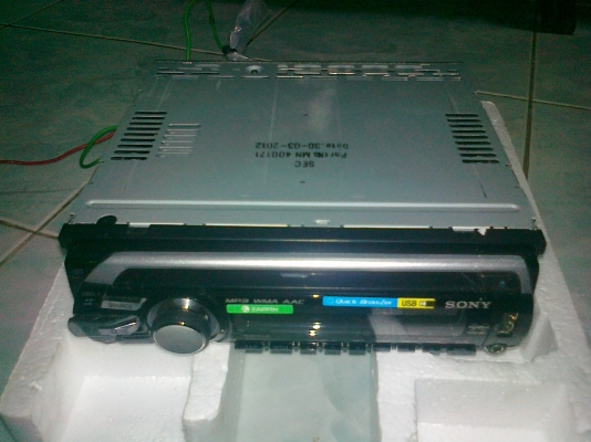 ฟรอนโซนี่ cd mp3 usb