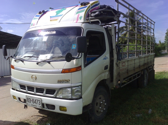 ขายรถบรรทุก 6 ล้อ HINO ดูโท่ปี 49 เดิมๆเครื่องดีคัสซีสวยยางดี 6 เส้นทะเบียนเต็ม