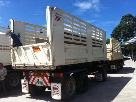 Hino. FM-2P. Ngv-100\% 360แรงม้า ดั้มแม่ลูกสามมิตร ลูก3เพลา