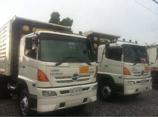 Hino. FM-2P. Ngv-100\% 360แรงม้า ดั้มแม่ลูกสามมิตร ลูก3เพลา