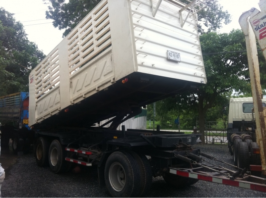 Hino. FM-2P. Ngv-100\% 360แรงม้า ดั้มแม่ลูกสามมิตร ลูก3เพลา