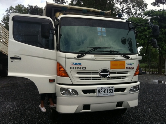 Hino. FM-2P. Ngv-100\% 360แรงม้า ดั้มแม่ลูกสามมิตร ลูก3เพลา