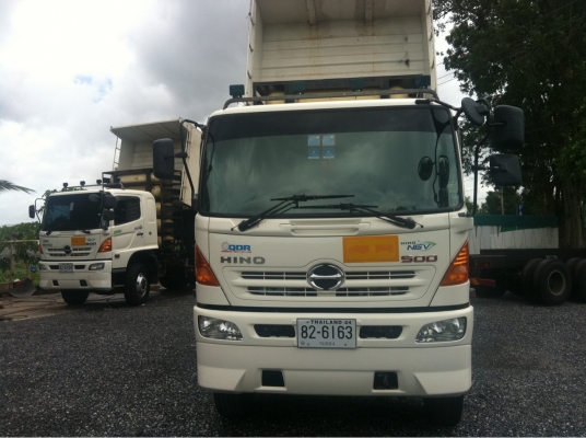 Hino. FM-2P. Ngv-100\% 360แรงม้า ดั้มแม่ลูกสามมิตร ลูก3เพลา