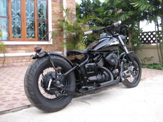 เสร็จแล้วรถลูกค้าสั่ง yamaha dragstar400 แต่งประกอบใหม่พร้อมทะเบียน..... เสร็จแล้วรถลูกค้าสั่ง yamaha dragstar400 แต่งประกอบใหม่พร้อมทะเบียน.....