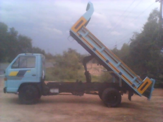 รถหกล้อดั๊ม  ISUZU  110  กระบะดั๊มยาว  4 เมตร   เครื่องดี  ครัชชีสวย