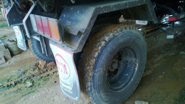 (หลุดมัดจำ)หางพ่วงดั้ม2คาน*ผลิตเมื่อ 28-8-49 ยางสวยเต็มทั้ง8เส้น