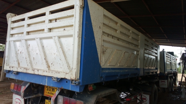 (หลุดมัดจำ)หางพ่วงดั้ม2คาน*ผลิตเมื่อ 28-8-49 ยางสวยเต็มทั้ง8เส้น