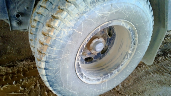 (หลุดมัดจำ)หางพ่วงดั้ม2คาน*ผลิตเมื่อ 28-8-49 ยางสวยเต็มทั้ง8เส้น