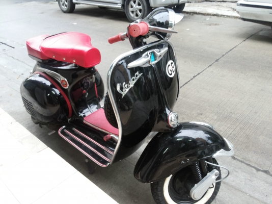 เพิ่มรูปแล้วครับ   ขายเวสป้า64เครื่อง5potพร้อมของแต่ง