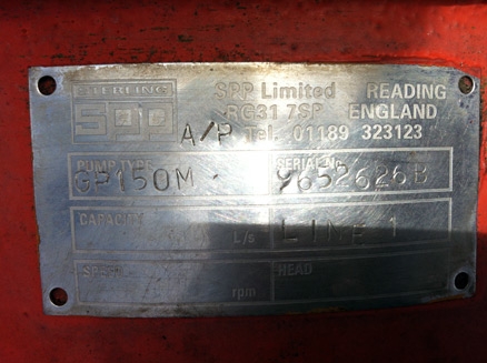 ขายปั๊มน้ำขนาดใหญ่ตั้งพื้น 6 นิ้ว