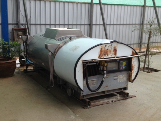 ขายถังน้ำมัน สภาพสวย ถังสแตนเลสแท้ พร้อมหัวจ่ายน้ำมัน