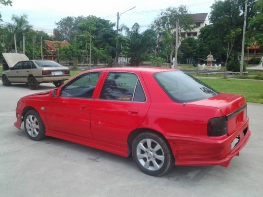 HYUNDAI ELANTRA.แต่งซิ่งสีสวยแก๊สLPGทะเบียนสวย.ก5151ถูกๆๆ35900