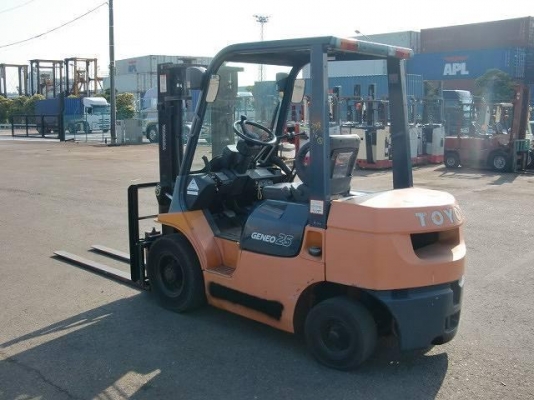 ขายฟอร์คลิฟต์ TOYOTA 7FG25 ( GASOLINE ) MT , เสา 3 M ,SIDE SHIP , งายาว 1.8 M  ขอบคุณมากครับคันที่ 2 จากพี่นพดล จ.อุตรดิษฐ์ สภาพพร้อมใช้งาน  เดิมแท้จากญี่ปุ่น   สีเดิมและตัวถังสภาพเดิมจากญี่ปุ่น
