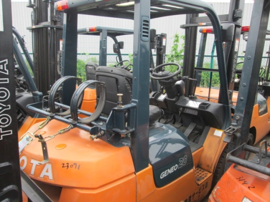 ขายฟอร์คลิฟต์ TOYOTA 7FG20 AT เสา 4.5 M , ใช้งาน 2 ระบบ GAS/LPG ขอบคุณมากครับ เถ้าแก่โรงถั่ววิบูลย์   เดิมแท้จากญี่ปุ่น   สีเดิมและตัวถังสภาพเดิมจากญี่ปุ่น