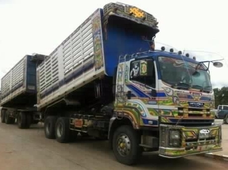 ISUZU DECA FXZ 360 HP EURO2 ปี 52 รถพ่วงแม่+ลูก กระบะดั๊มพ์เหล็กคอกเกษตรของอู่สหกิจสวยจัดทั้งแม่ทั้งลูก ลูก 3 เพลาดั๊มพ์ความยาว 7 เมตร รถวิ่งใช้งาน 240,000 กม.เครื่องแน่นแรงดีไม่มีเยิ้ม ภายในเก๋งสวยอุปกรณ์อำนวยความสะดวกครบครัน ช่วงล่างแน่น ยางสภาพดี 80\% ท