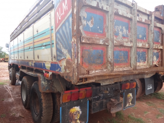 ขายด่วน รถสิบล้อสองเพลาดัมพ์  HINO  FM 3M  กระบะมิเนียม  พร้อมใช้งาน