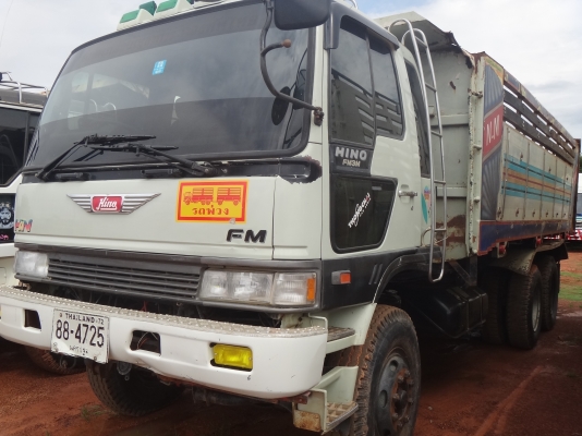 ขายด่วน รถสิบล้อสองเพลาดัมพ์  HINO  FM 3M  กระบะมิเนียม  พร้อมใช้งาน
