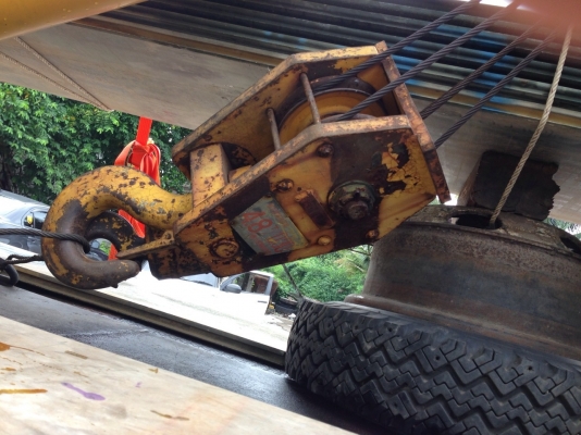 ขายรถเครน 7 ตัน  AICHI F507 ปั้มสามตอน สภาพสวย เก่านอกไม่เคยใช้งานในไทย