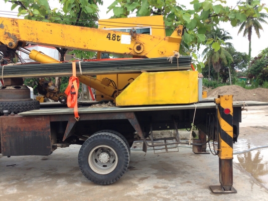 ขายรถเครน 7 ตัน  AICHI F507 ปั้มสามตอน สภาพสวย เก่านอกไม่เคยใช้งานในไทย