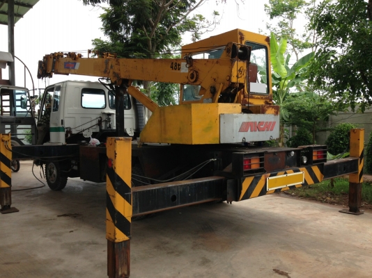 ขายรถเครน 7 ตัน  AICHI F507 ปั้มสามตอน สภาพสวย เก่านอกไม่เคยใช้งานในไทย