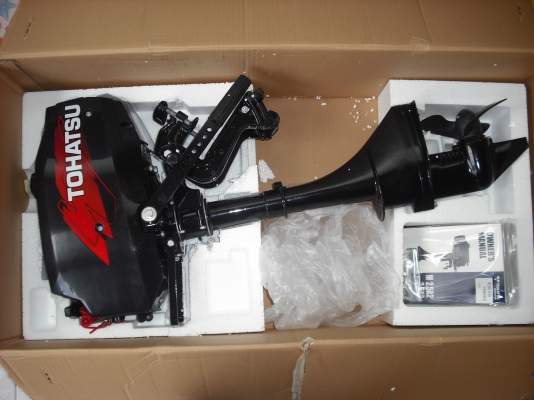 เครี่องเรือ โตฮัทสุ สีดำ 3.5 HP + เรือ