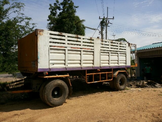 ลูกพ่วงดั้ม 2คาน  ยาว6เมตร ใช้งานอยู่ ขายตามสภาพ