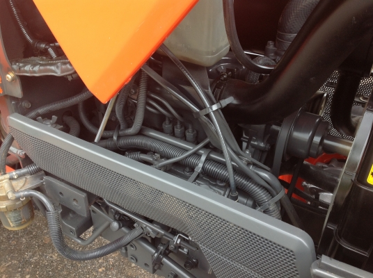 ปัญญาแทรคเตอร์มาแล้ว...จัดมาให้ครับ คูโบต้า L3408 ติดใบมีดใหม่ ยางหน้าใหม่